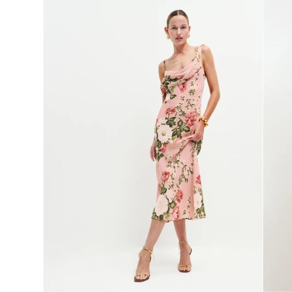 🌹Reformation Reya Dress in Rose Garden - 2 - NWOT